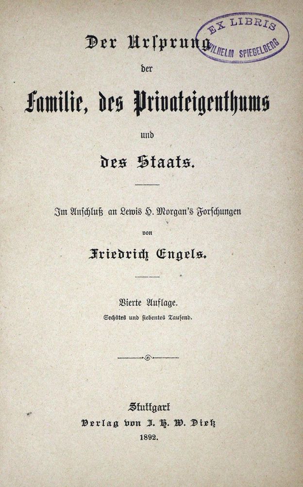Große Abbildung Nr.1: 125-457 Engels,F.: (Sozialismus)