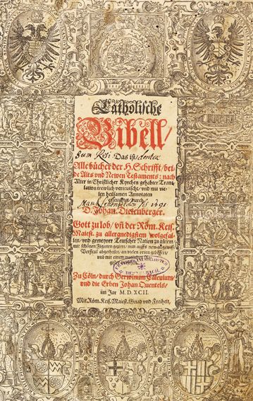 Große Abbildung Nr.1: 125-48 Biblia germanica.: (Bibeln)