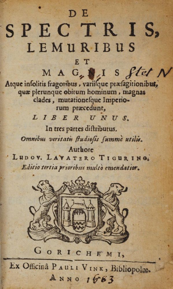 Große Abbildung Nr.2: 125-486 Lavater,L.: (Grenzwissenschaften und Okkultismus)