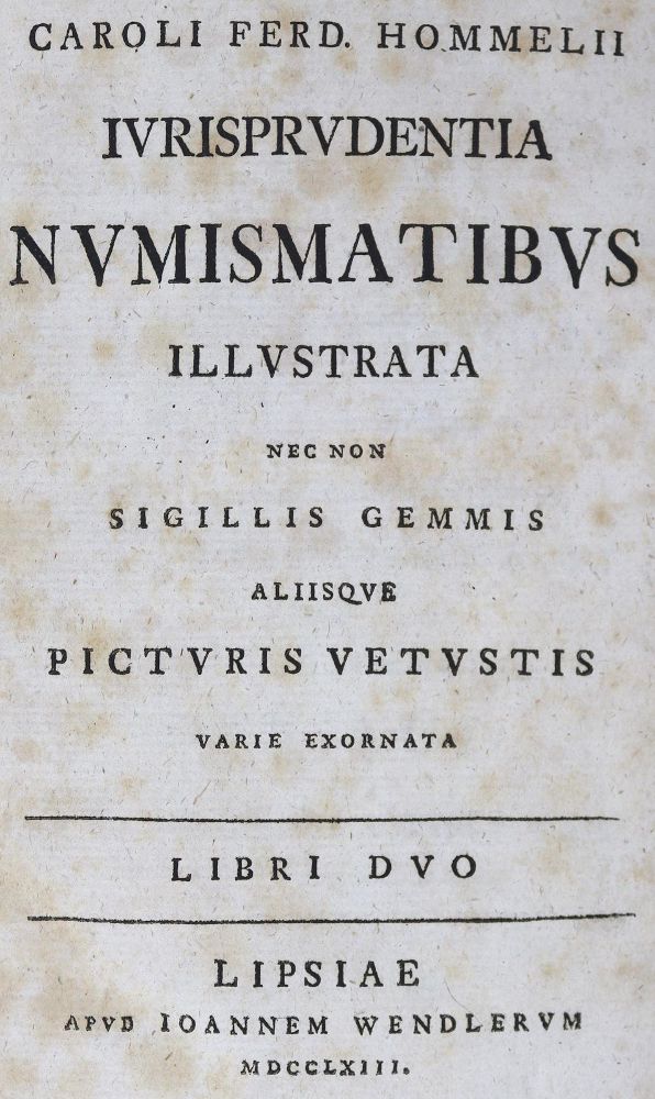 Große Abbildung Nr.1: 125-506 Hommel,C.F.: (Juridica und Kriminologie)