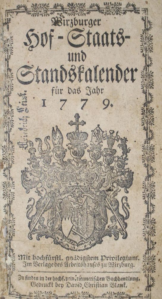 Große Abbildung Nr.1: 125-516 Würzburg.: (Kalender)