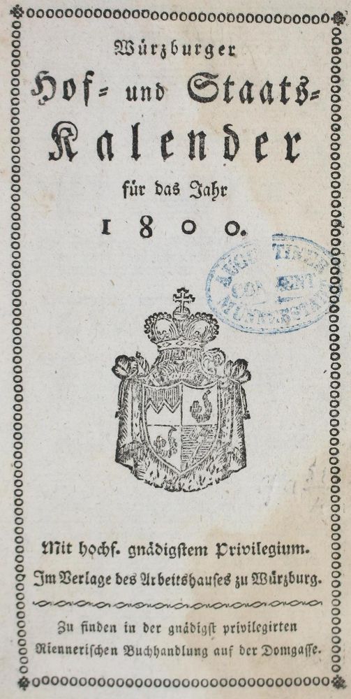 Große Abbildung Nr.2: 125-516 Würzburg.: (Kalender)