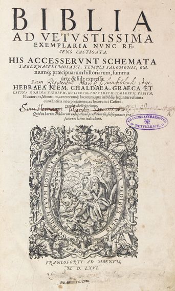 Große Abbildung Nr.1: 125-53 Biblia latina.: (Bibeln)