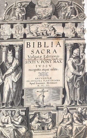 Große Abbildung Nr.1: 125-54 Biblia latina.: (Bibeln)