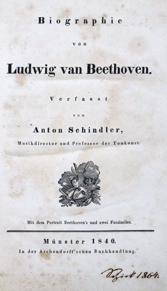 Große Abbildung Nr.1: 125-570 Schindler,A.: (Musik, Beethoven)