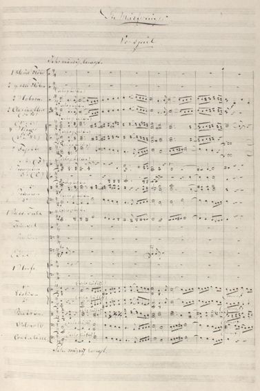 Große Abbildung Nr.1: 125-572 Wagner,R.: (Musik, Faksimile)