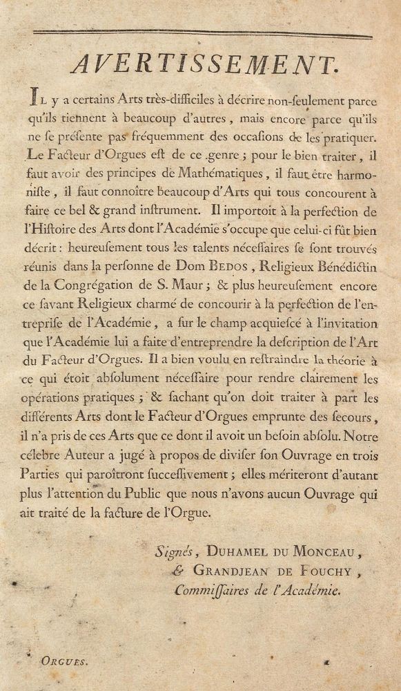 Große Abbildung Nr.5: 125-585 Bedos de Celles,D.: (Musik, Orgelbau)