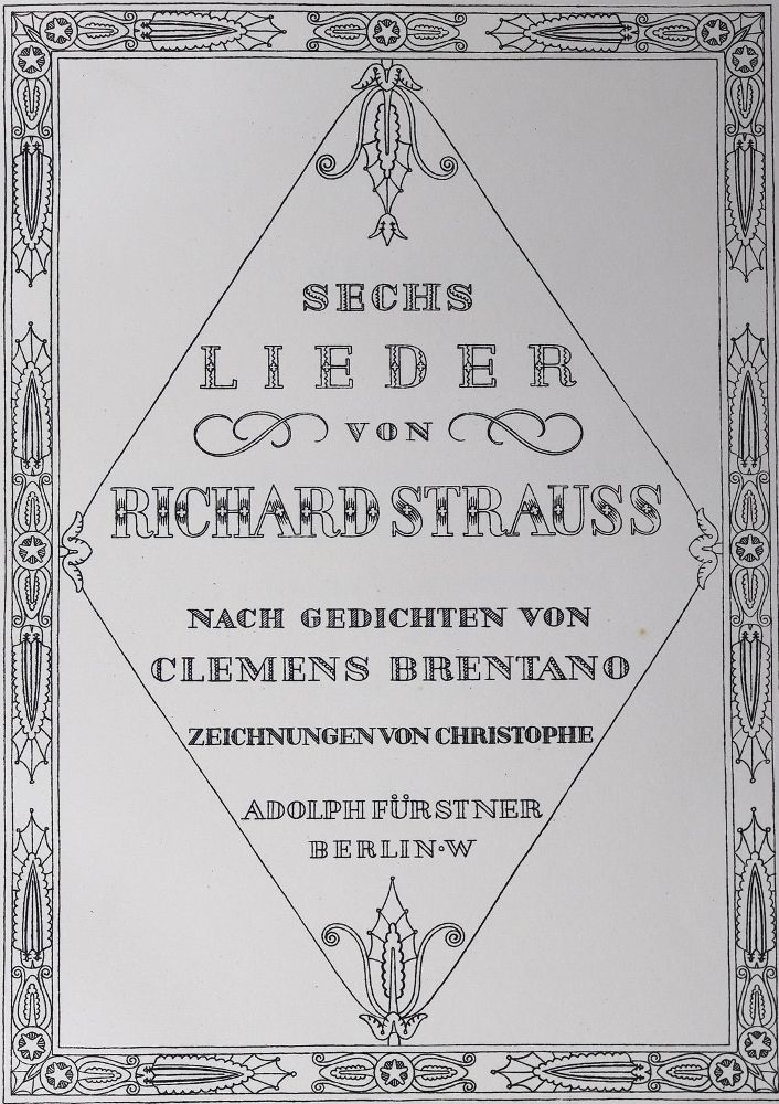 Große Abbildung Nr.1: 125-586 Brentano,C.: (Musik, Strauss)