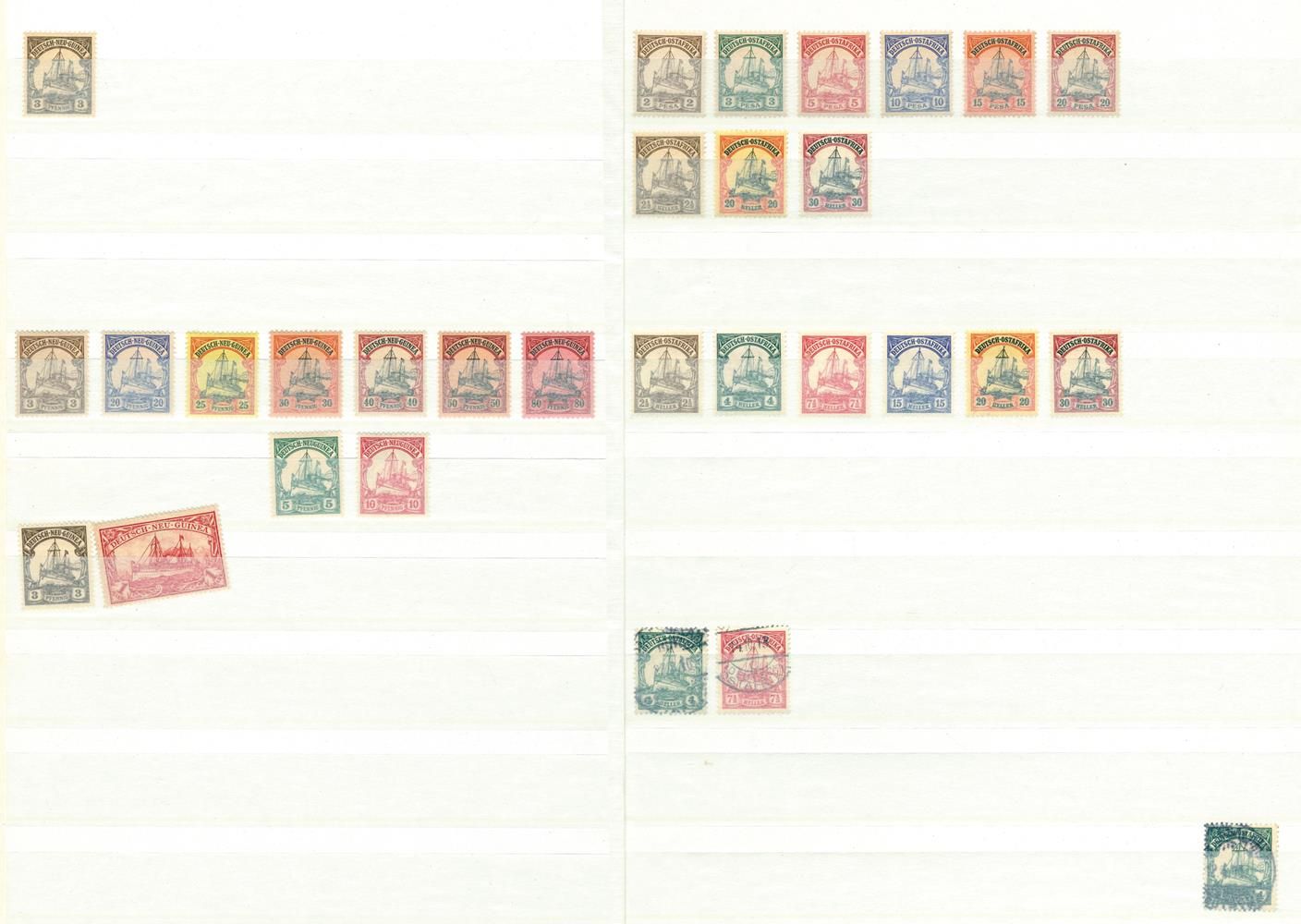 Große Abbildung Nr.1: 125-596 Briefmarken: (Philatelie)