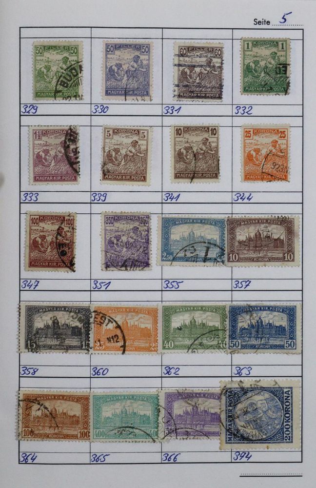 Große Abbildung Nr.11: 125-596 Briefmarken: (Philatelie)