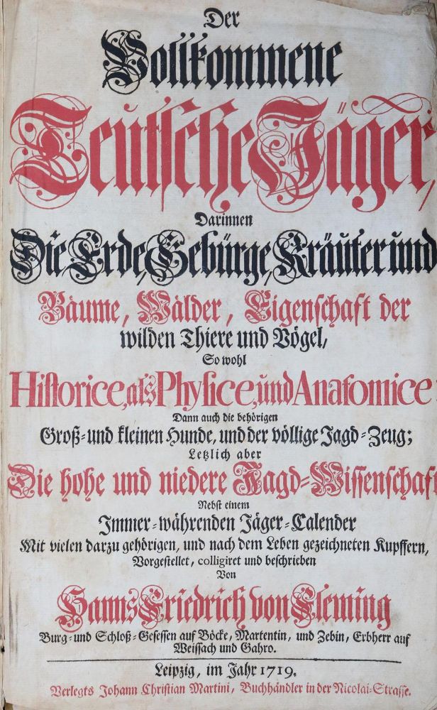 Große Abbildung Nr.21: 125-627 Fleming,H.F.v.: (Jagd)