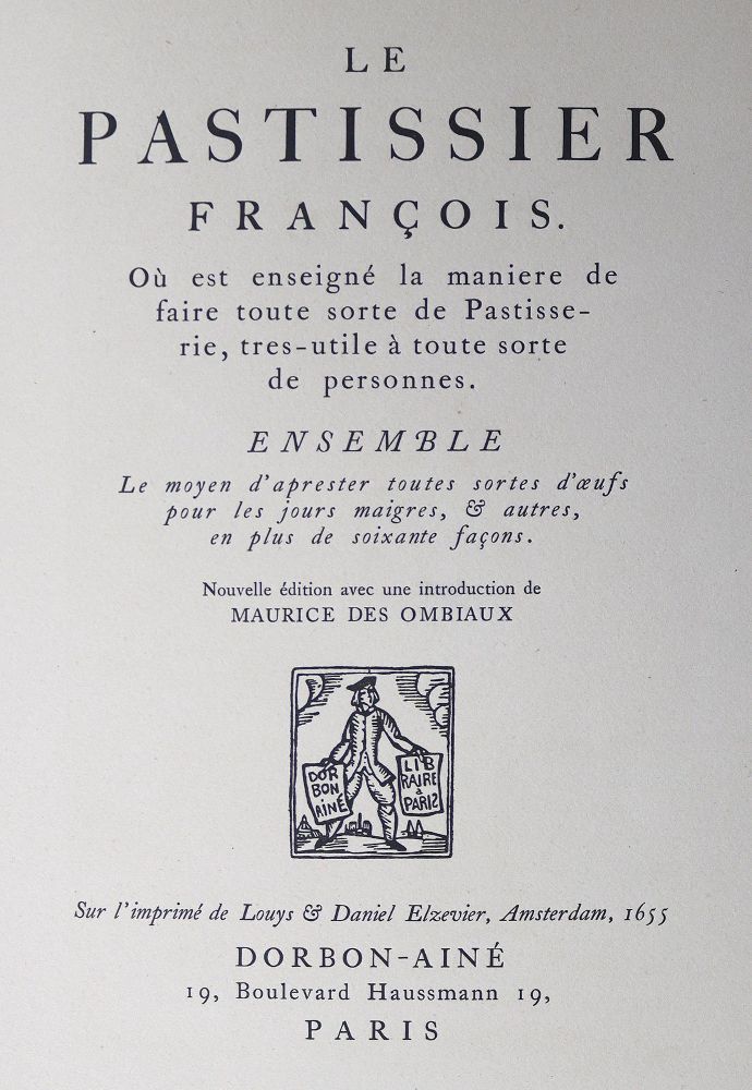 Große Abbildung Nr.2: 125-641 (La Varenne,F.P.de).: (Küche und Haushalt, Bäckerei und Konditorei)