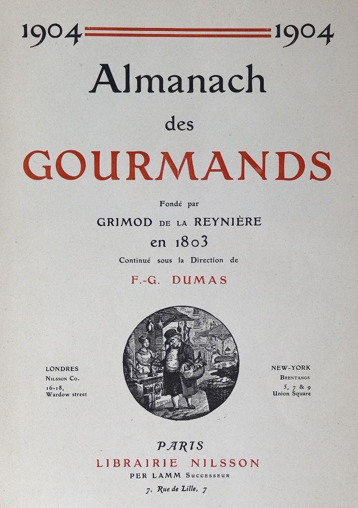 Große Abbildung Nr.2: 125-650 Grimod de la Reyniere,(A.B.L.).: (Küche und Haushalt, Gastrosophie)