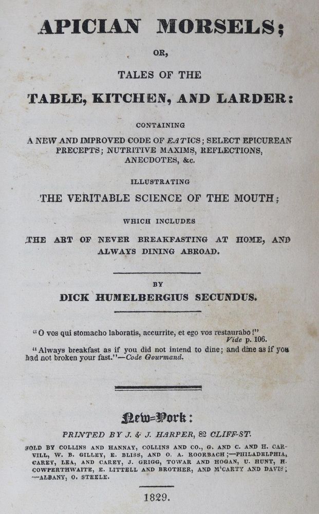 Große Abbildung Nr.3: 125-651 Humelbergius Secundus,D.: (Küche und Haushalt, Gastrosophie)