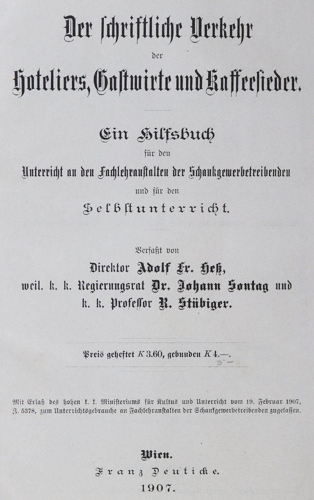 Große Abbildung Nr.1: 125-656 Heß,A.F. u.a.: (Küche und Haushalt, Gaststätten-Hotellerie)