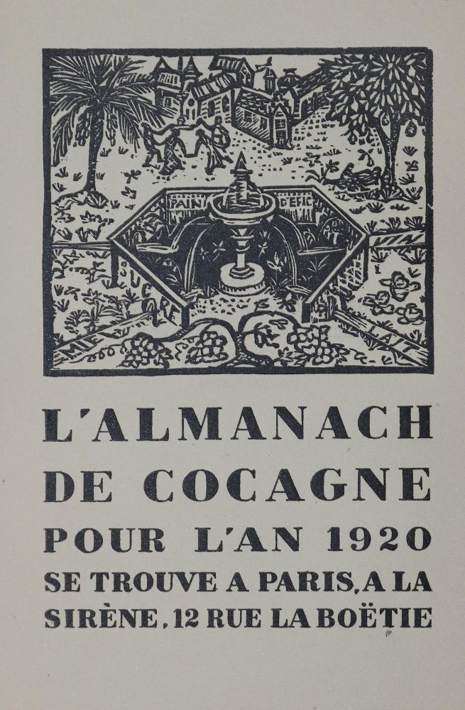 Große Abbildung Nr.1: 125-663 L'Almanach de Cocagne: (Küche und Haushalt, Getränke)
