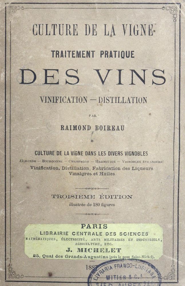 Große Abbildung Nr.3: 125-671 Viala,P. u. L.Ravaz.: (Küche und Haushalt, Getränke, Wein und Weinbau)