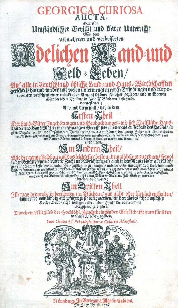 Große Abbildung Nr.2: 125-677 (Hohberg,W.H.v.).: (Küche und Haushalt, Haushalt)