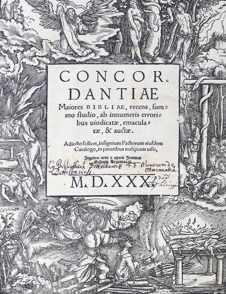 Große Abbildung Nr.1: 125-68 (Conradus v. Halberstadt).: (Bibeln, Konkordanz)