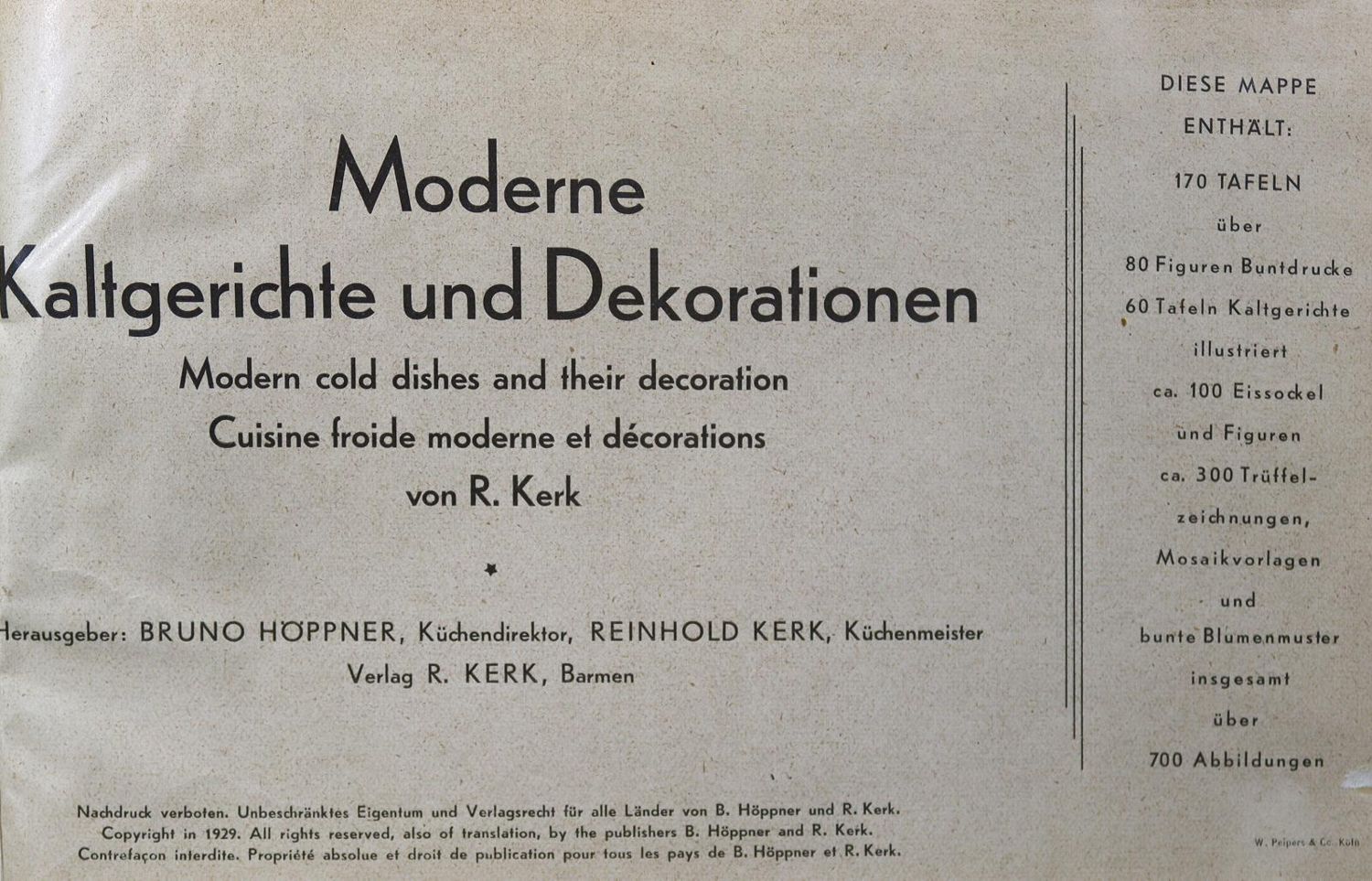 Große Abbildung Nr.1: 125-681 Kerk,R.: (Küche und Haushalt, Kaltgerichte)