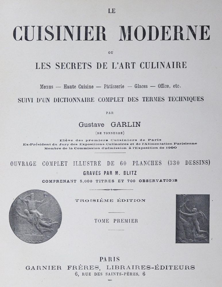 Große Abbildung Nr.2: 125-698 Garlin,G.: (Küche und Haushalt, Kochbücher)