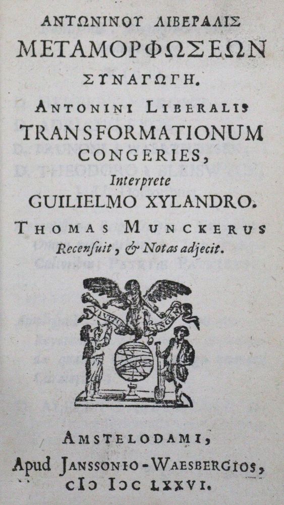 Große Abbildung Nr.2: 125-7 Antonius Liberalis.: (Alte Drucke, Handschriften und Theologie)