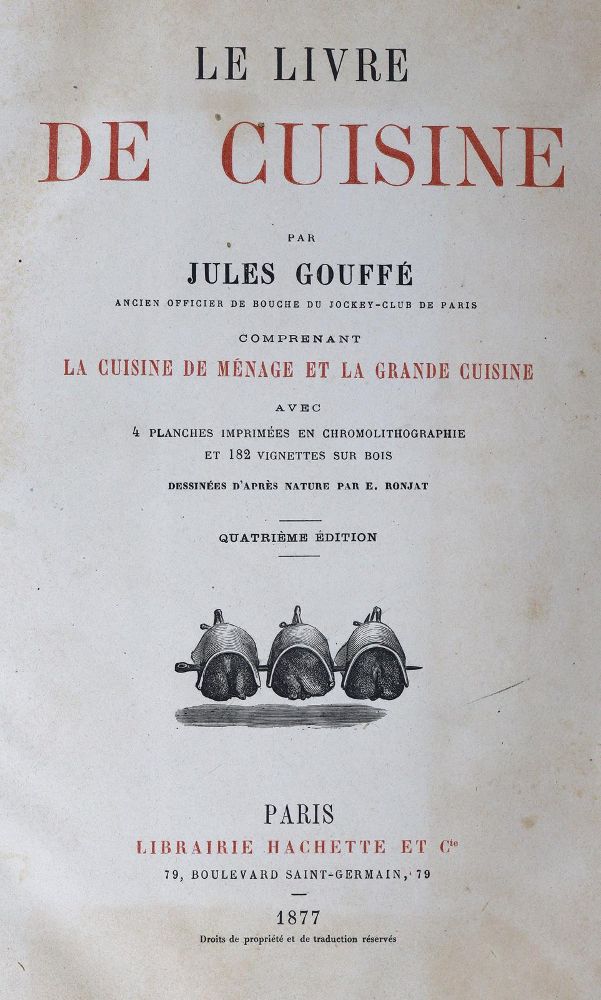 Große Abbildung Nr.2: 125-703 Gouffe,J.: (Küche und Haushalt, Kochbücher)