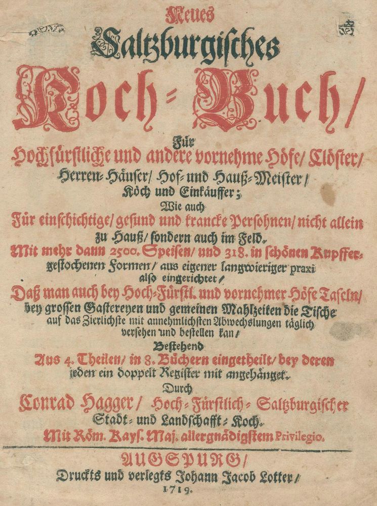 Große Abbildung Nr.1: 125-708 Hagger,C.: (Küche und Haushalt, Kochbücher)