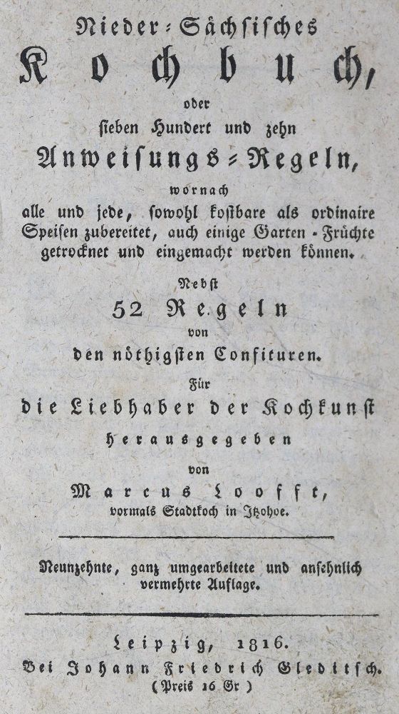 Große Abbildung Nr.2: 125-725 Loofft,M.: (Küche und Haushalt, Kochbücher)