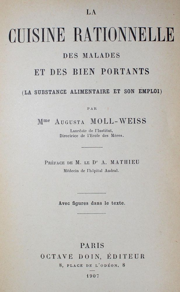 Große Abbildung Nr.1: 125-730 Moll-Weiss,A.: (Küche und Haushalt, Kochbücher)