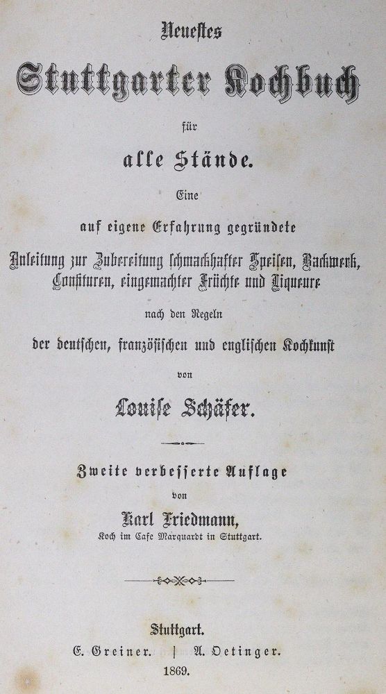 Große Abbildung Nr.1: 125-749 Schäfer,L.: (Küche und Haushalt, Kochbücher)
