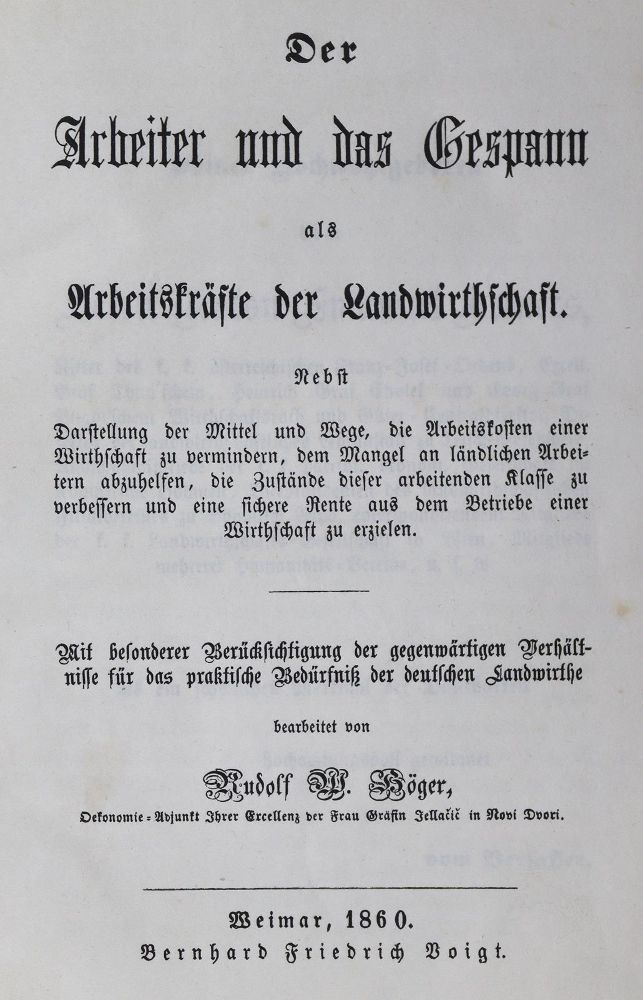 Große Abbildung Nr.1: 125-794 Höger,R.W.: (Land- und Forstwirtschaft, Landwirtschaft)