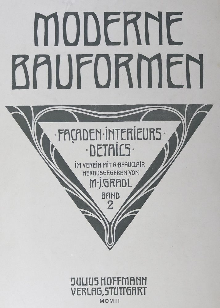 Große Abbildung Nr.1: 125-811 Moderne Bauformen.: (Architektur)