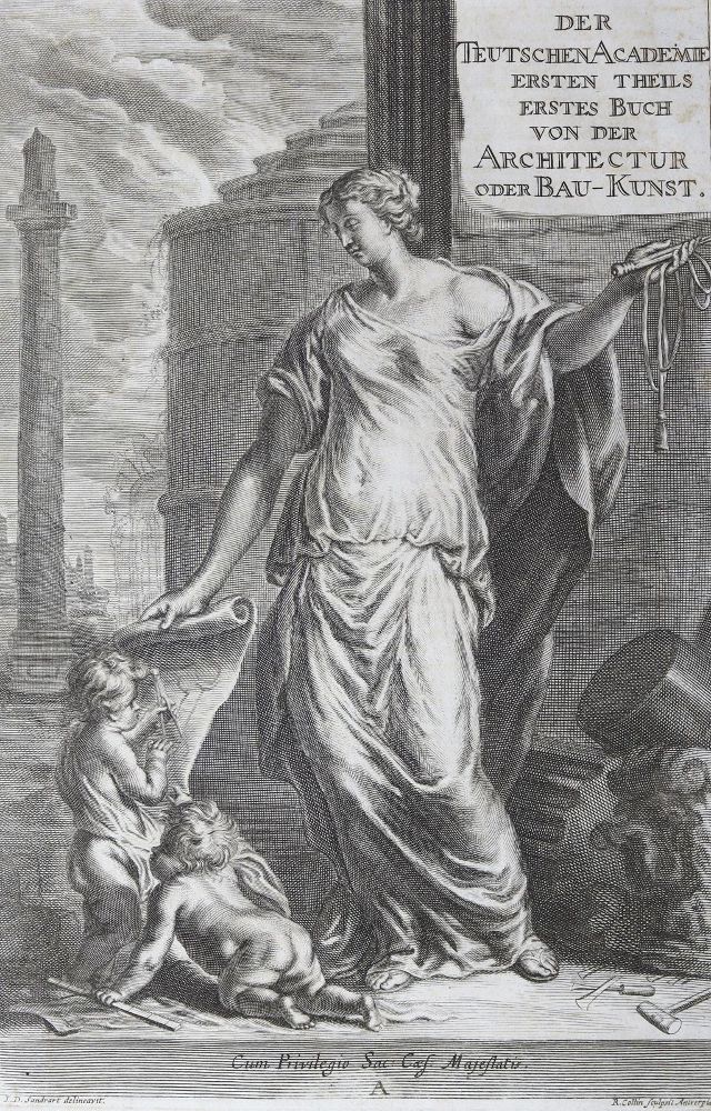 Große Abbildung Nr.1: 125-816 Sandrart,J.v.: (Architektur)