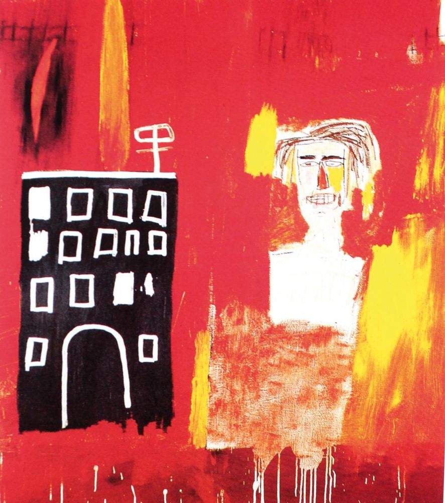 Große Abbildung Nr.2: 125-818 (Pfeffer-Levy,G. Hrsg.).: (Basquiat)