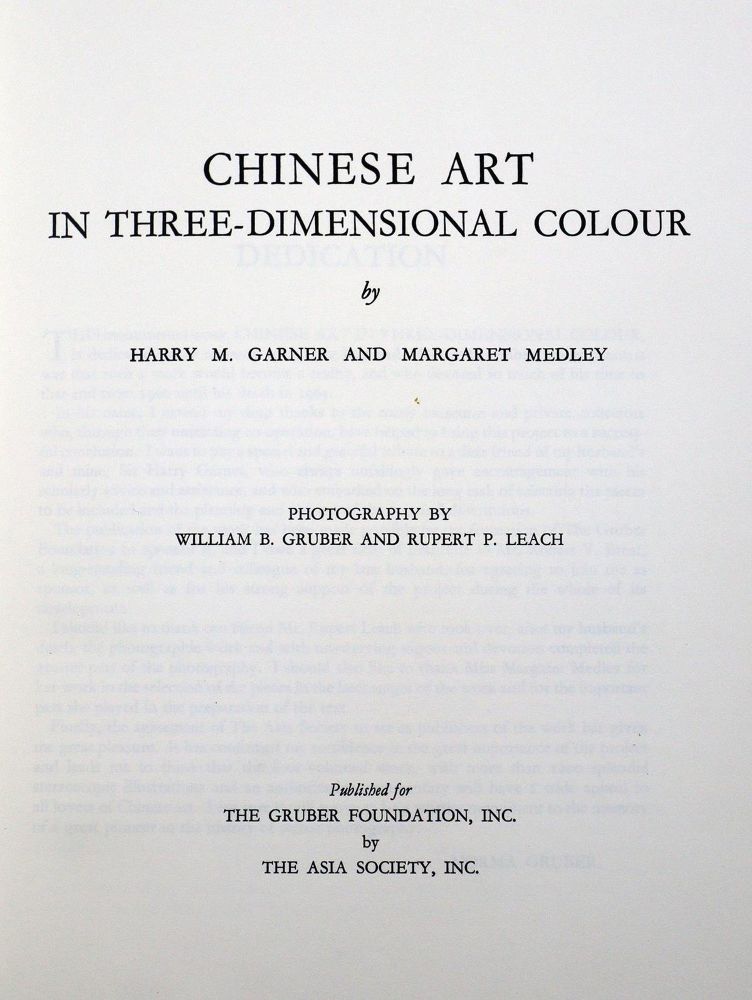 Große Abbildung Nr.1: 125-822 Garner,H.M. u. M.Medley.: (China)