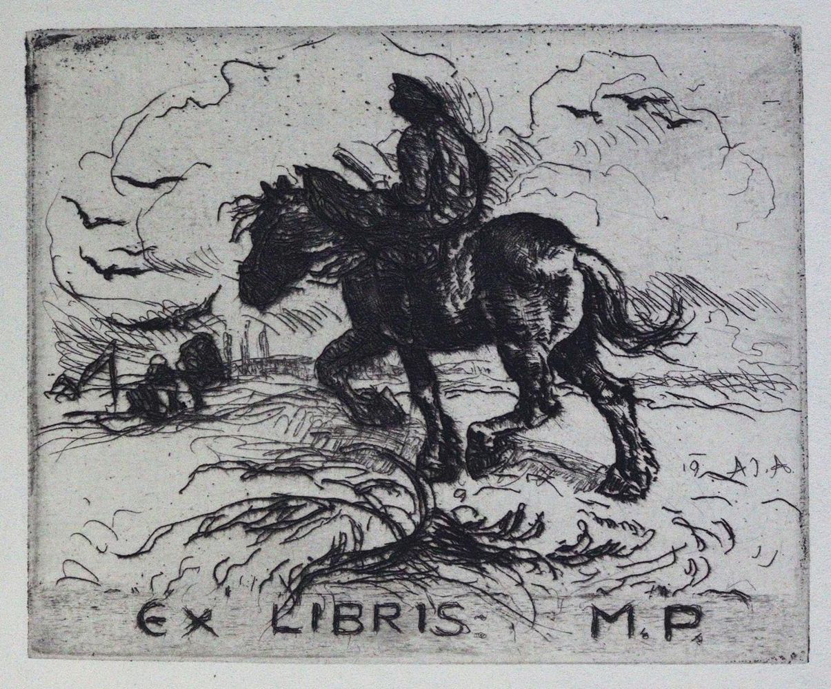 Große Abbildung Nr.1: 125-829 Alex,A.J.: (Exlibris)