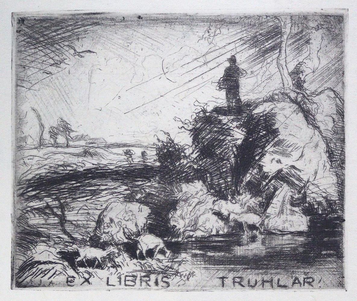 Große Abbildung Nr.2: 125-829 Alex,A.J.: (Exlibris)