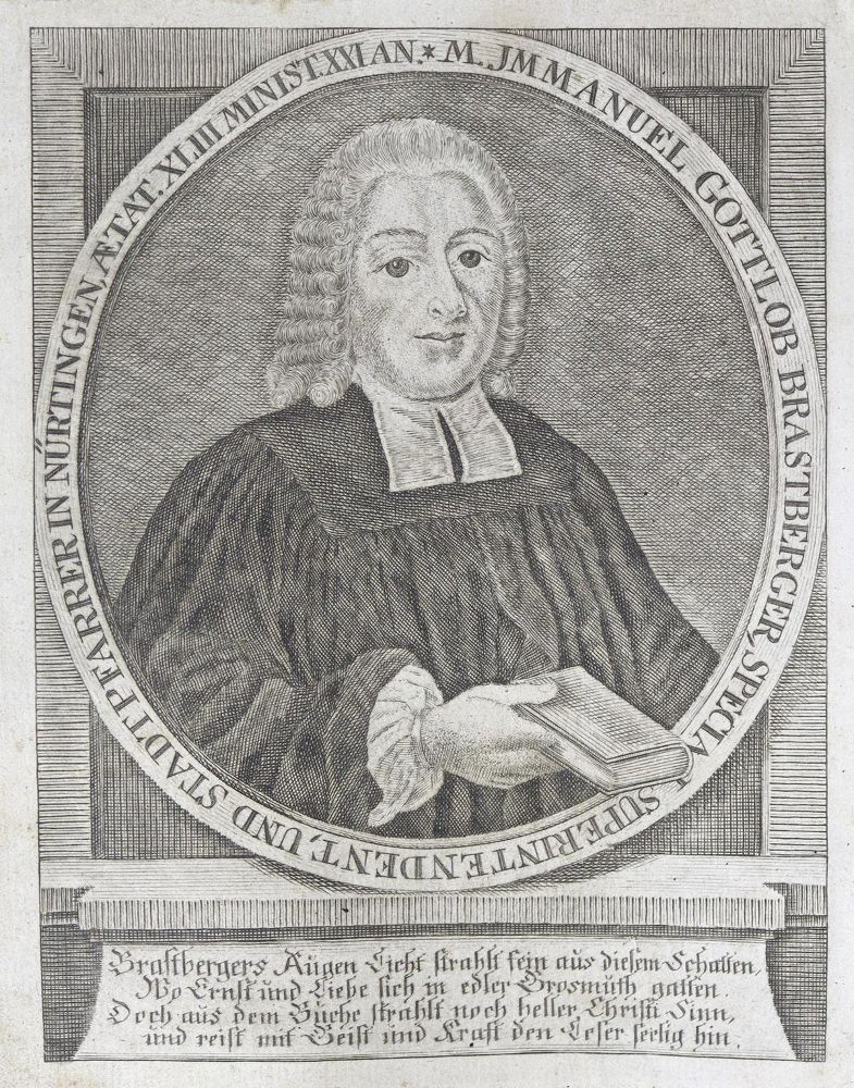 Große Abbildung Nr.1: 125-83 Brastberger,I.G.: (Alte Drucke, Handschriften und Theologie)