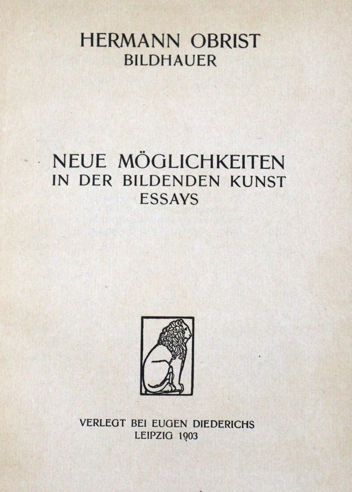 Große Abbildung Nr.3: 125-834 Obrist,H.: (Kunstwissenschaft)