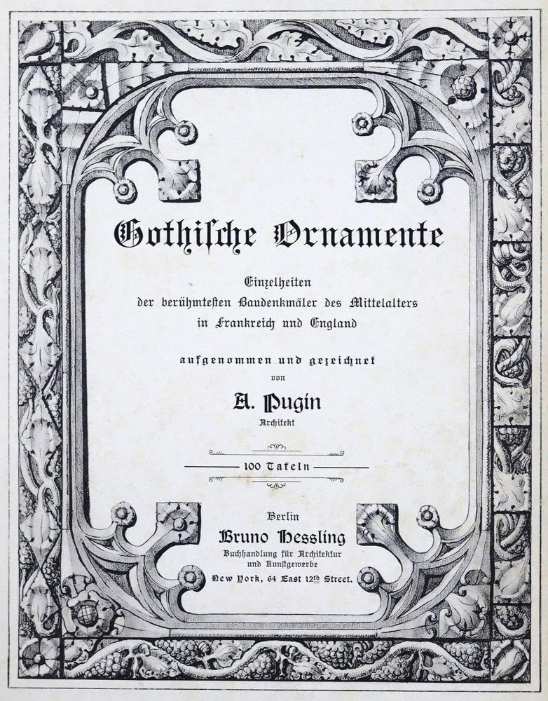 Große Abbildung Nr.1: 125-837 Pugin,A.: (Ornamente)