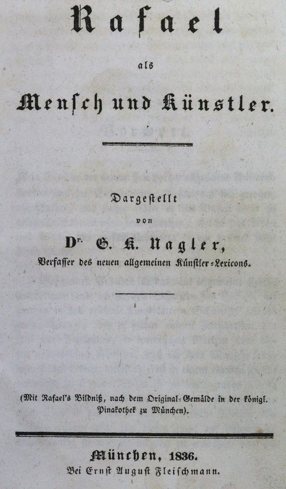 Große Abbildung Nr.2: 125-840 Nagler,G.K.: (Raffael)