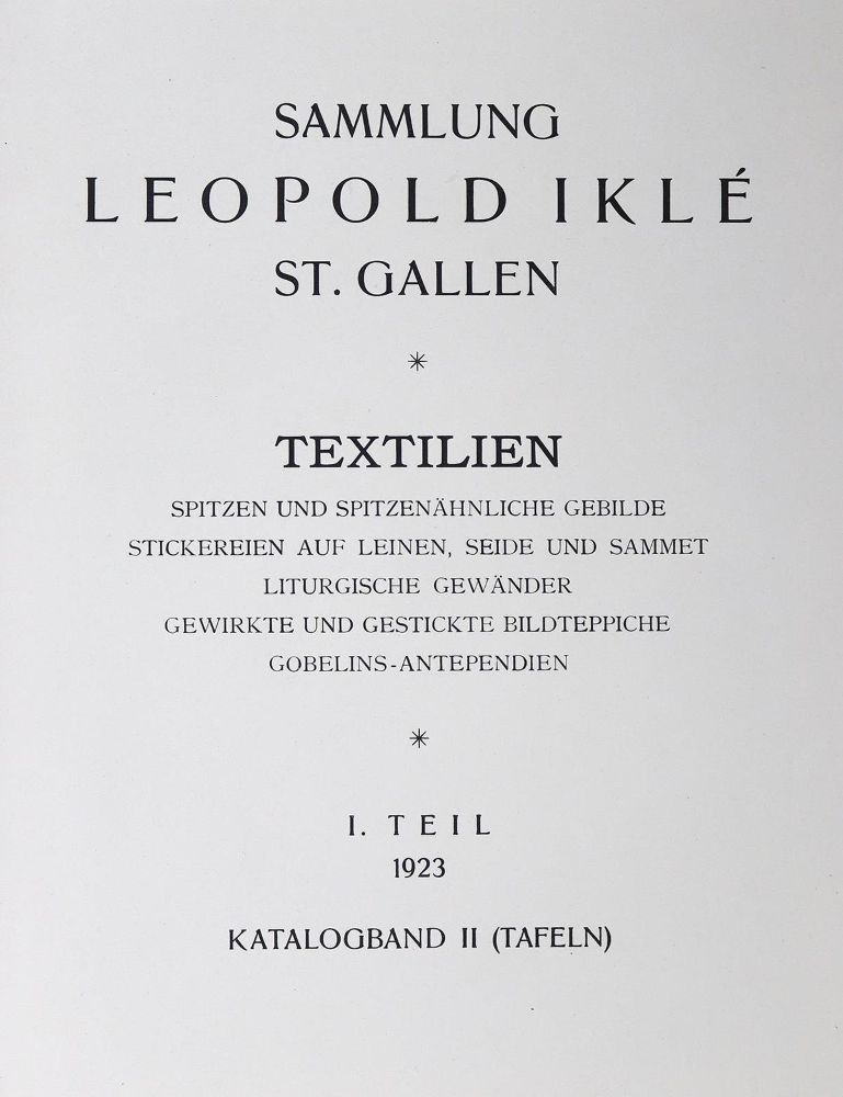 Große Abbildung Nr.1: 125-847 Ikle,L.: (Textil)