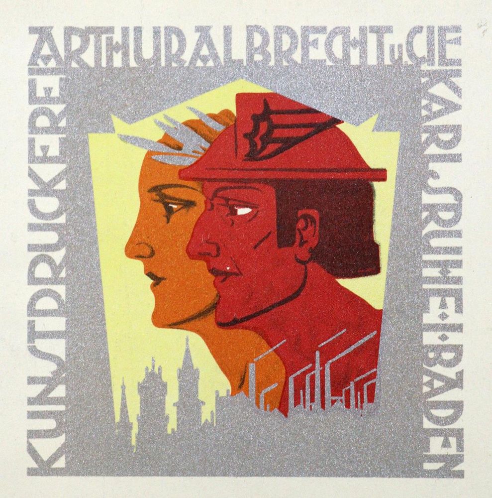 Große Abbildung Nr.1: 125-859 Albrecht,A.: (Druckkunst)