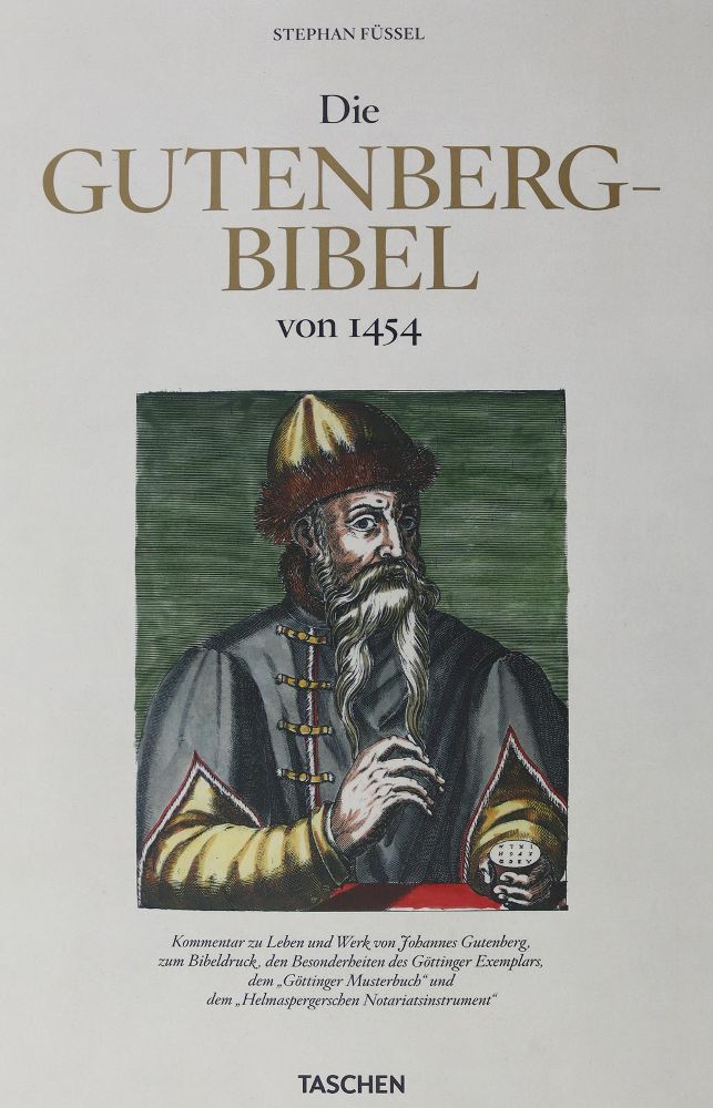 Große Abbildung Nr.1: 125-876 Gutenberg-Bibel von 1454, Die.: (Faksimile)
