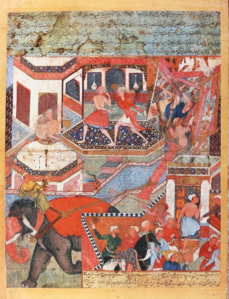 Große Abbildung Nr.3: 125-877 Hamza-Nama I.: (Faksimile)