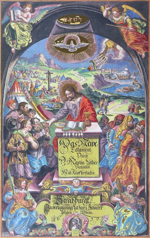 Große Abbildung Nr.2: 125-884 Merian-Bibel.: (Faksimile)