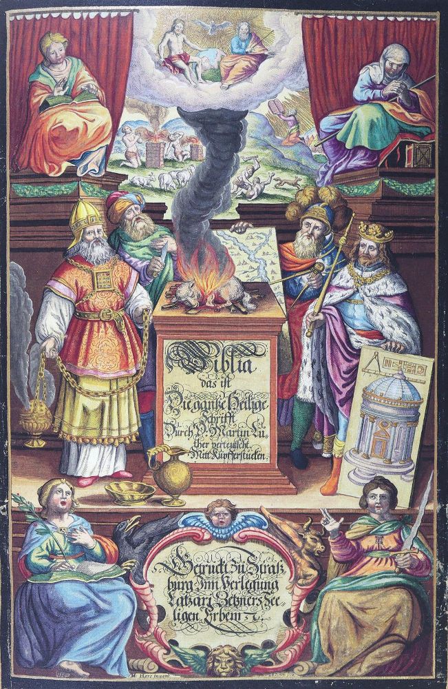 Große Abbildung Nr.4: 125-884 Merian-Bibel.: (Faksimile)