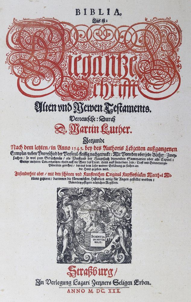 Große Abbildung Nr.5: 125-884 Merian-Bibel.: (Faksimile)