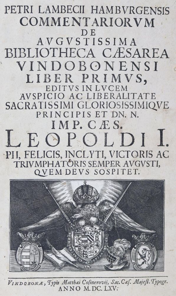 Große Abbildung Nr.2: 125-899 Lambeck,P.: (Bibliographie und Buchwesen)